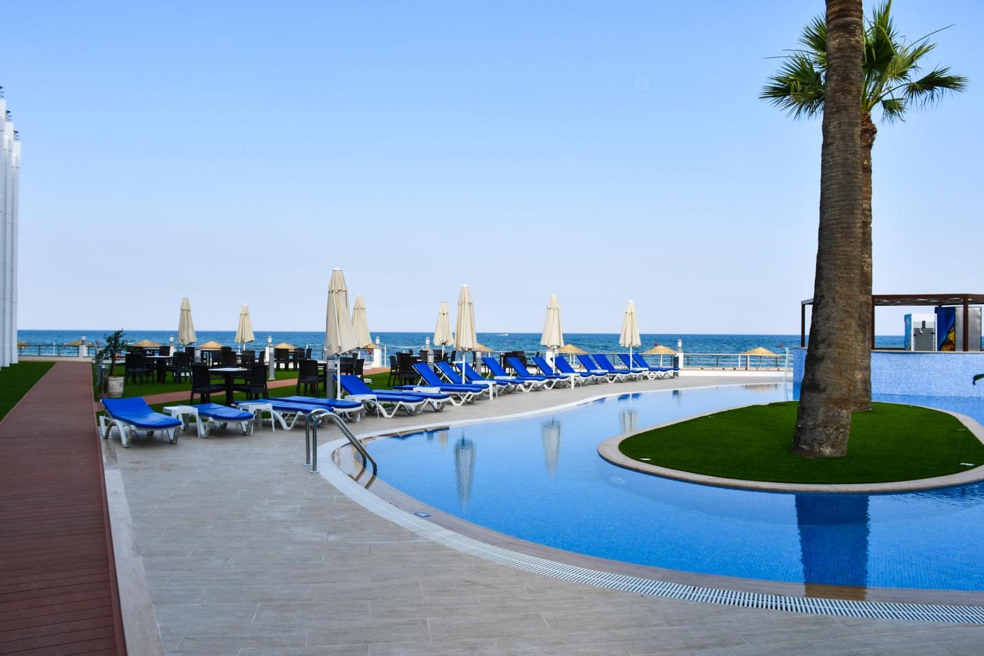 Mimoza Beach Hotel Agios Sergios Eksteriør billede